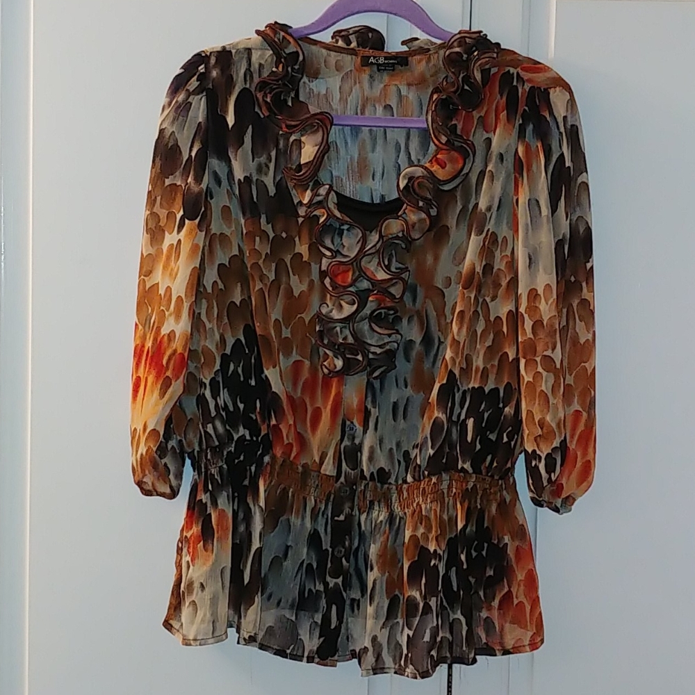 Women's Size 1X Blouse by AGB Gorgeous!